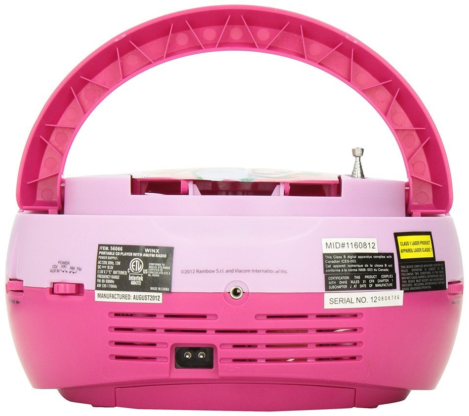 Winx 56066-TRU CD Boombox (56066)