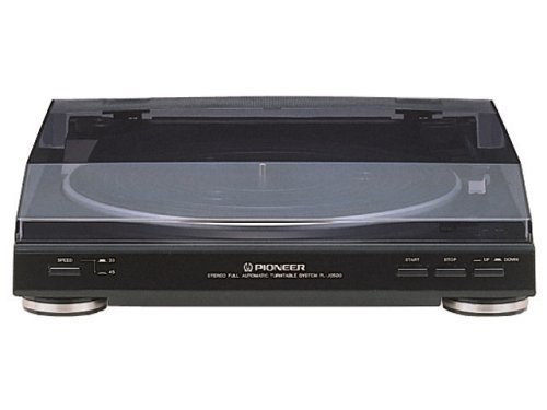 PIONEER PL-J2500 stereo turntable Black from JAPAN