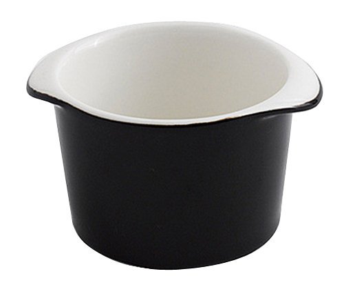 Curtis Stone Oven To Table Small Ramekin, Black, 3-1/4-Inch Diameter by 2-Inch Deep