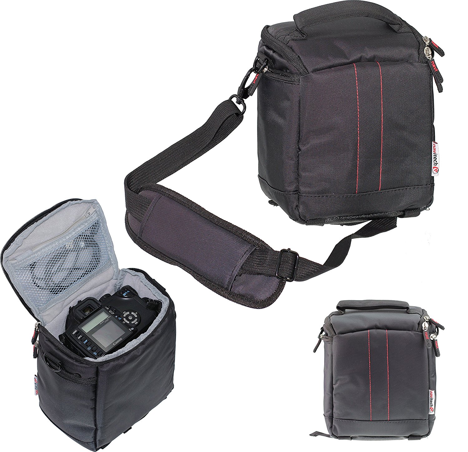 Navitech Digital Slr Camera And Lense Backpack Bag Case For The Panasonic Lumix G Dmc Gh3 6441