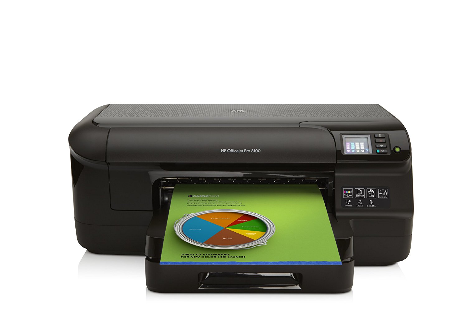 Hp Officejet Pro 8100 N811a Inkjet Printer Color 4800 X 1200 Dpi Print Plain Paper Print 3514