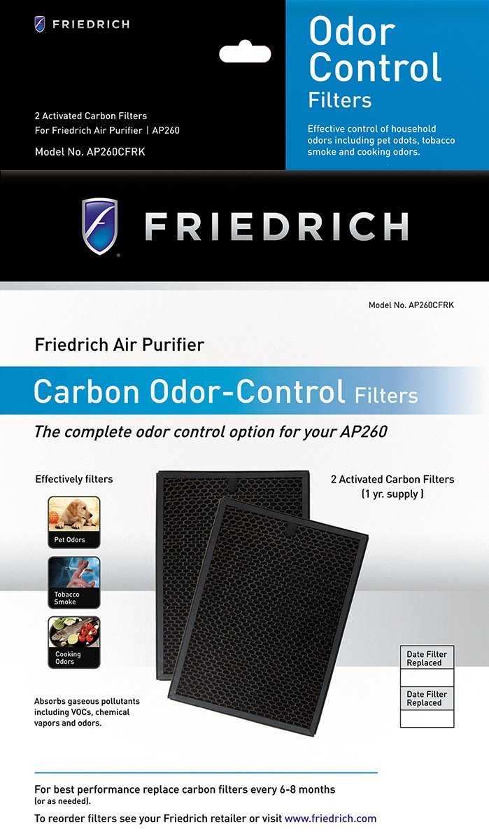 Friedrich AP260CFRK Annual Carbon Filter Replacement Kit for AP260 N2 ...