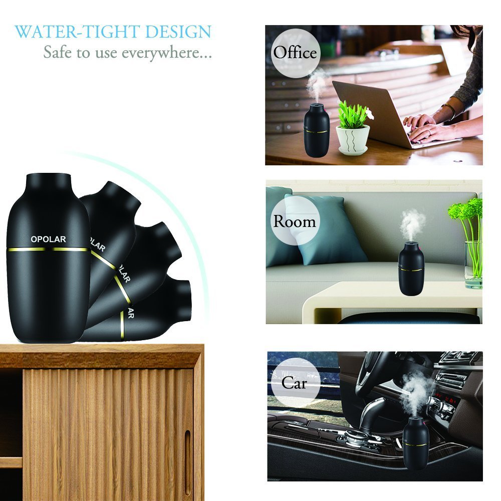 Opolar h02 mini usb humidifier personal portable humidifier cool mist