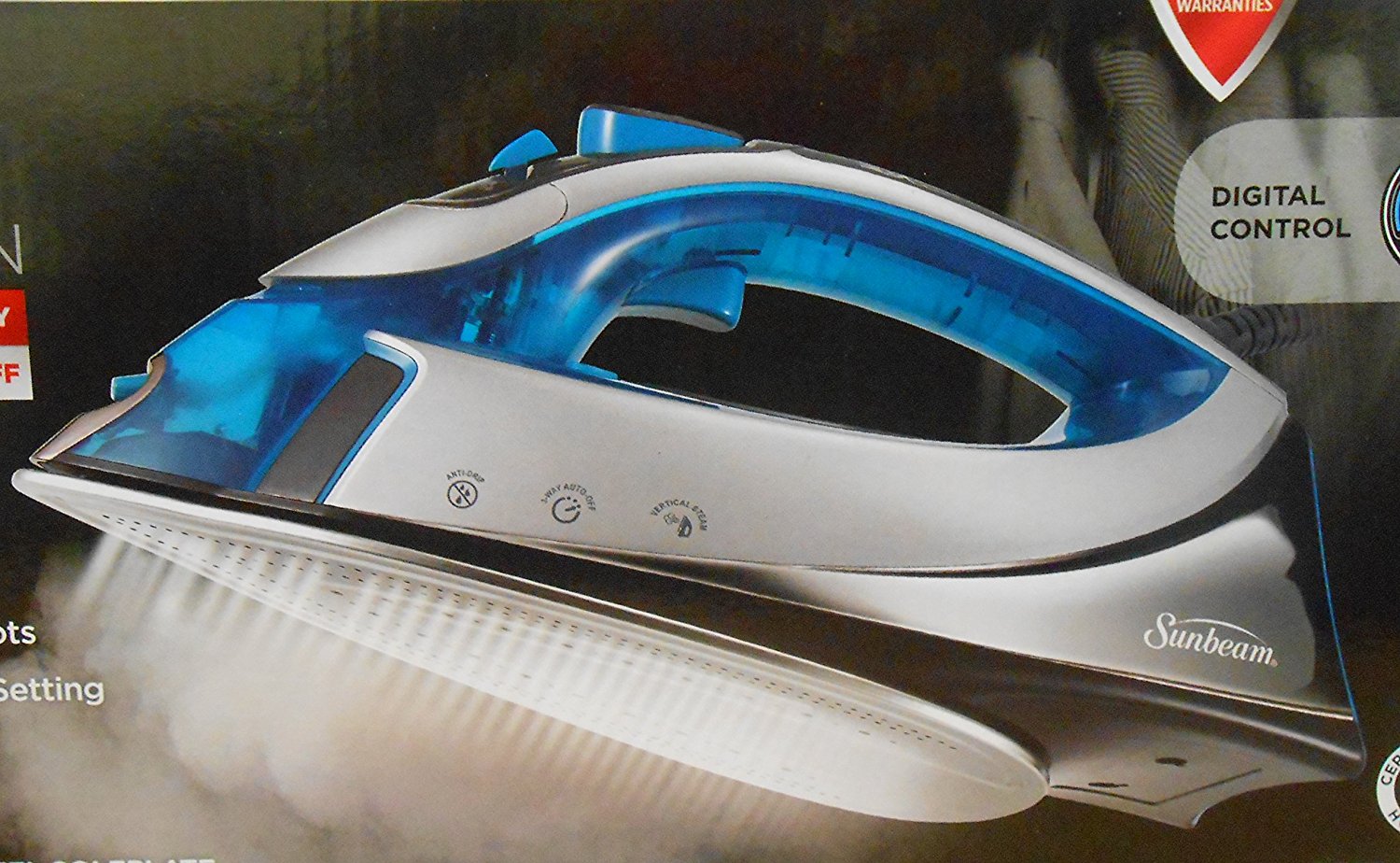 Sunbeam Turbo Steam Master Professional Iron, 1500 Watts, Extra Large 