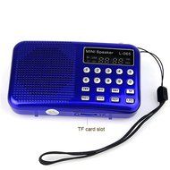 TIVDIO L-065 Pocket Digital FM Radio with REC Recorder MP3 Player Speaker Micro SD T-Flash Card with Flashlight... N5