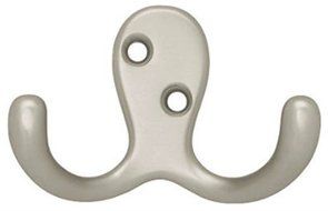 BRAINERD/LIBERTY HDW 139603 2PK NI Double Robe Hook by BRAINERD/LIBERTY HDW