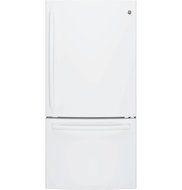 GE White Bottom Freezer Refrigerator N3