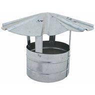 Billy Penn Cap Vent Round 7In Galv Steel 8104
