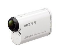 Sony HDR-AZ1VR/W POV HD Camcorder + Live View Remote with NPBY1 Battery Bundle