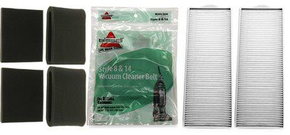 Bissell Lift-Off Supply Kit. Includes (4) Style 7 and 8 Foam Filter Kits, (2) Style 8 HEPA Filters, (2) Style... N2