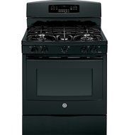 GE PGB920DEFBB Profile 30" Black Gas Sealed Burner Range - Convection