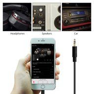 3.5 mm Male to Lightning Aux Stereo Audio Cable, Amavasion Male 3.5mm Auxiliary Audio Stereo Cable for iPhone...