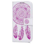 iPhone 7 Case (4.7 inch) - Wallet Folio Flip Embossed Campanula PU Leather Case with Stand Card Slots Slim Fit... N4