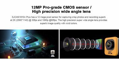 Original SJCAM M10 Plus WiFi 30M Waterproof Sports Action Camera Sj M10 Cam DV N2