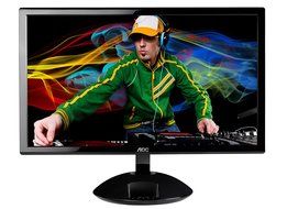 AOC E2343FI 23 - Inch Widescreen LED Monitor with iPhone/iPod Docking Station and SRS Premium... N2