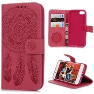 iPhone 7 Case (4.7 inch) - Wallet Folio Flip Embossed Campanula PU Leather Case with Stand Card Slots Slim Fit... N9