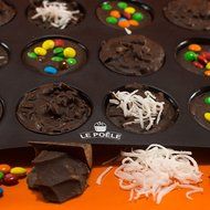 Silicone Cupcake Molds, Le Poele, for Baking, 24 Cups Mini Muffin Pan. BPA Food Grade Silicone, Non-stick, Easy... N3