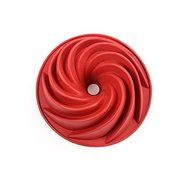 Generic Hallowmas Pumpkin Silicone Cake Pan Color Red - Spiral N4