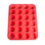 Hanperal Mini Muffin Pan，24 Cups Portion Control Baking Pans， Non Stick Food Grade Siicone Mold Versatile Heat...