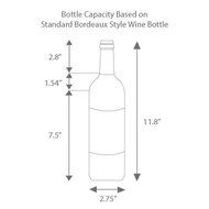 Koldfront Built-In Single Zone Wine Cooler N6