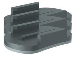 Xcel Curved Adhesive Mounts Black