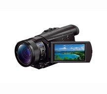 Sony 4K Ultra HD Camcorder (Black) with Silk Sprint Tripod &amp; 64GB Memory Card Accessory Bundle N7