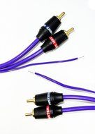 Monster Car Audio 5m (16.4 ft.) Stereo RCA Interconnect Cable With Remote Turn-on Wire N2