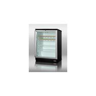 SCR600BLPUBSHWO Commercial glass door beverage center for red wine and ale, w/digital thermostat, black cabinet...