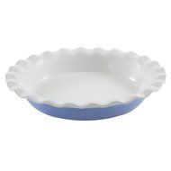 Corningware Etch Blue Cornflower 9.5&quot; Pie Plate