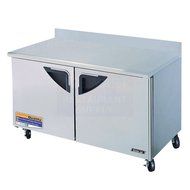 Turbo Air TWR60SD 16 cu. ft. Super Deluxe Series Worktop Refrigerator with Efficient Refrigeration System Hot...