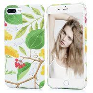 iPhone 7 Plus Case (5.5"), YOKIRIN Printed Fashion Full Matte Hard Touch Slim-Fit Flexible PC Texture Flower Coated... N3