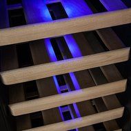 AKDY 21 Bottle Dual Zone Thermoelectric Freestanding Wine Cooler Cellar Chiller Refrigerator Fridge Quiet Operation... N5