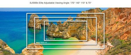 APHRODITE SJ5000X Elite Action Camera 4K 1080P WiFi Waterproof 170 &deg;Wide Angle LCD Lens 12MP SONY IMX078 Gyro...