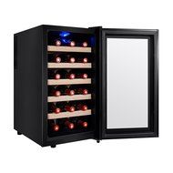 AKDY&reg; 18 Bottles Freestanding Single Zone Thermoelectric Wood Shelf Wine Cooler Chiller Refrigerator N6