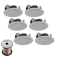 Yamaha NS-IW560C 8" 2-Way In-Ceiling Speaker System for Custom Installations (White) N2