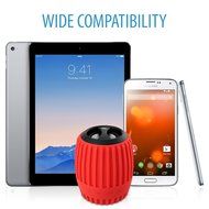 V7 SP5100-BT-BLK-1NC Bluetooth Water Resistant Rechargeable 3W Speaker with Built-In Mic N9