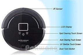 Original Robot Vacuum Cleaner A320 Replacement parts, Mop, Filter, Side Brush,Rubber Brush and Hair Brush N6