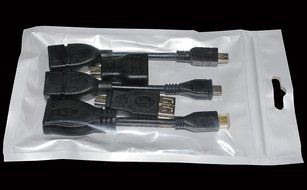 BobjGear Cable Adapter Set 5-Pack of Most Commonly Needed Adapters for Tablets and Devices: Micro USB OTG; Mini...