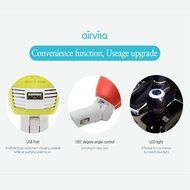 Airvita Car wireless Air Stick CigarJack Aip Purifier USB 180&deg;Adjustable Angle (Lime)