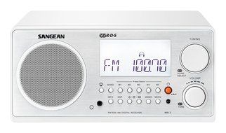 Sangean All in One AM/FM Alarm Clock Radio with Large Easy to Read Backlit LCD Display (Black) N8