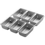 Wilton Mini Loaf Bread or Cake Pan Petite 6 Cavities Loaves Baking Breads