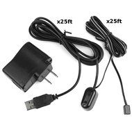 Nextronics Infrared Remote Control Extender Repeater System XL - Extra Long 25ft USB and Emitter Cable Length...