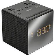 Sony Compact AM/FM Alarm Clock Radio with Large Easy to Read Backlit LCD Display N2