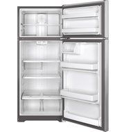 GE GTS18GSHSS 17.5 Cu. Ft. Stainless Steel Top Freezer Refrigerator N2