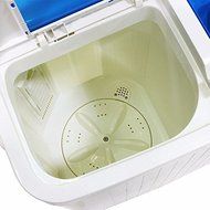 GHP Semi-Automatic Wash &amp; Spin White Twin Tub Laundry Washing Machine w Spinner N2