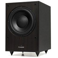 Fluance DB-150 10 Inch 150 Watt Low Frequency Powered Subwoofer-Dark Walnut N4
