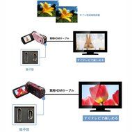 GREEN HOUSE 3.0-inch LCD HD digital video camera white GHV-DV30HDAW N6