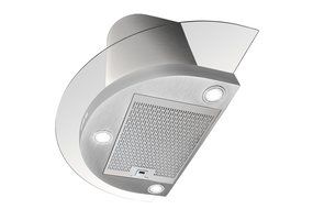 FIREBIRD 30" Wall Mount Stainless Steel Tempered Glass Wall Mount Powerful Push Button Control Kitchen Vent Fan...