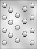CK Products 1-Inch Apple with Leaf Chocolate Mold