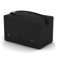 Vintage Charcoal Black Portable Audio Boombox, From 10 to 30 Hours Without Charging N4